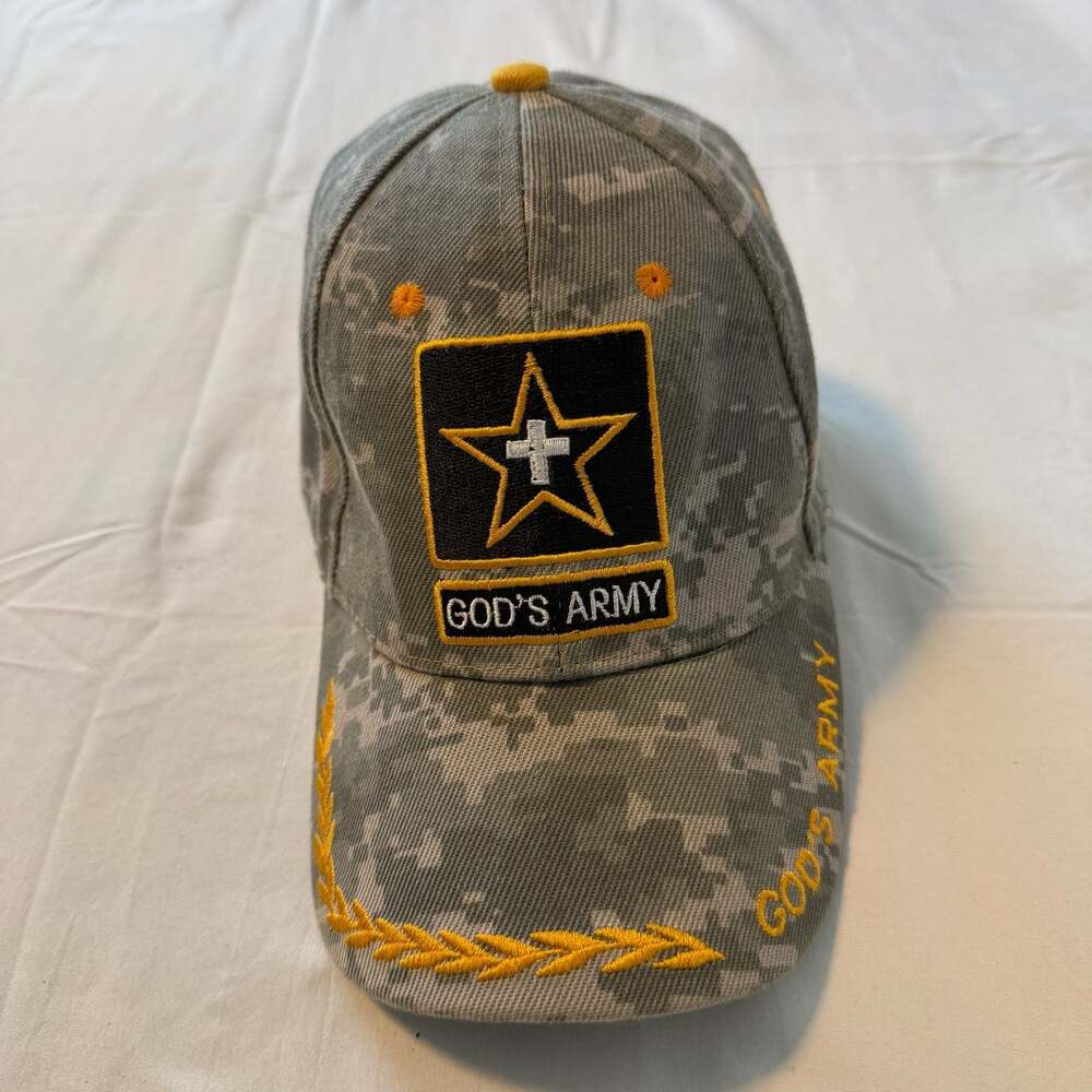 Kys Design Cap God's Army Digital Camo Baseball Hat One Size